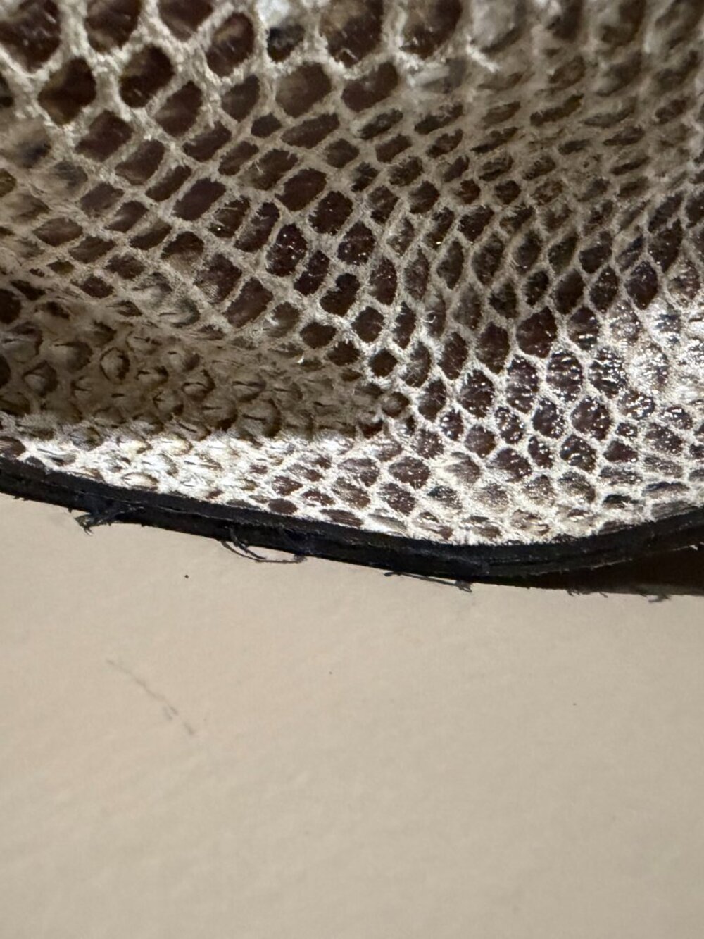 "House of Harlow 1960" Snakeskin Small Bucket Bag (Preowned) - Picture 5 of 8
